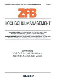 Cover image for Hochschulmanagement