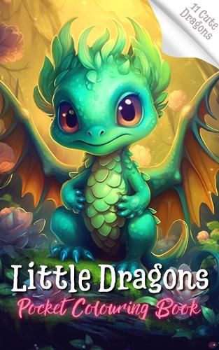 Cover image for Little Dragons Colouring Book