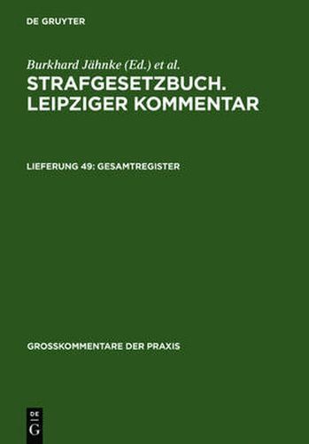 Cover image for Gesamtregister