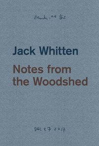 Cover image for Jack Whitten: Notes from the Woodshed