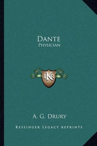 Cover image for Dante: Physician