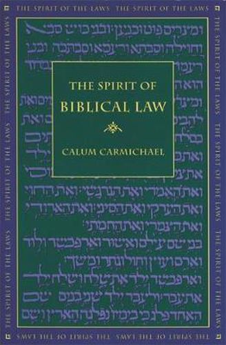 Cover image for The Spirit of Biblical Law