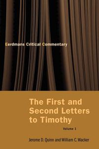 Cover image for The First and Second Letters to Timothy Vol 1