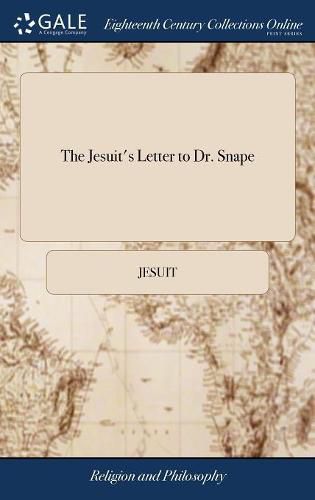 Cover image for The Jesuit's Letter to Dr. Snape