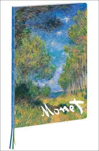 Cover image for Pine Tree Path, Claude Monet A4 Notebook