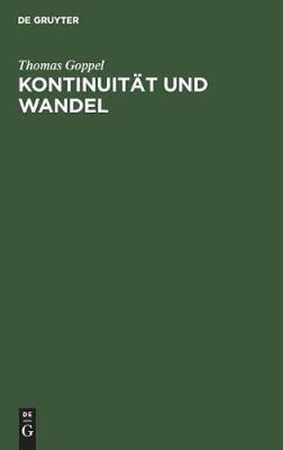 Cover image for Kontinuitat und Wandel