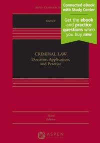 Cover image for Criminal Law: Doctrine, Application, and Practice [Connected eBook with Study Center]