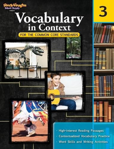 Cover image for Vocabulary in Context for the Common Core Standards Reproducible Grade 3