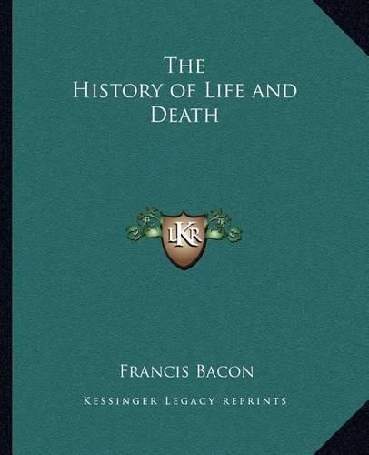 Cover image for The History of Life and Death