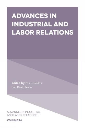 Cover image for Advances in Industrial and Labor Relations