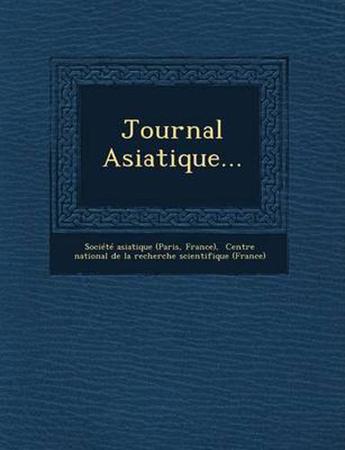 Cover image for Journal Asiatique...