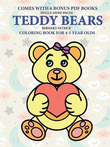 Cover image for Coloring Book for 4-5 Year Olds (Teddy Bears)