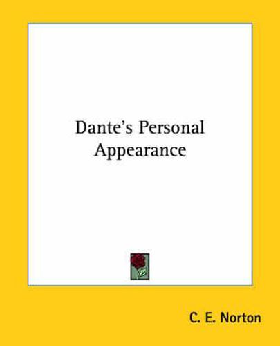 Cover image for Dante's Personal Appearance