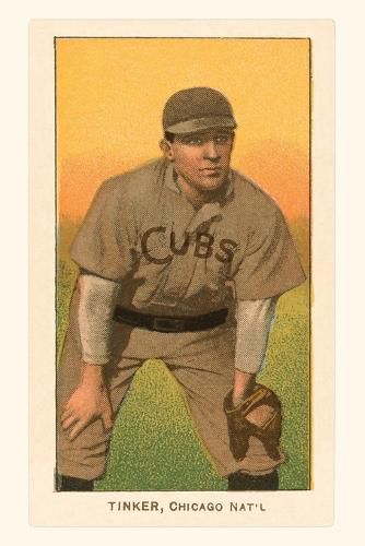 Cover image for Vintage Journal Early Baseball Card, Joe Tinker