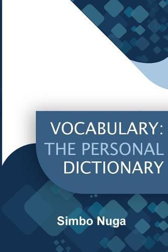 Cover image for Vocabulary: The Personal Dictionary