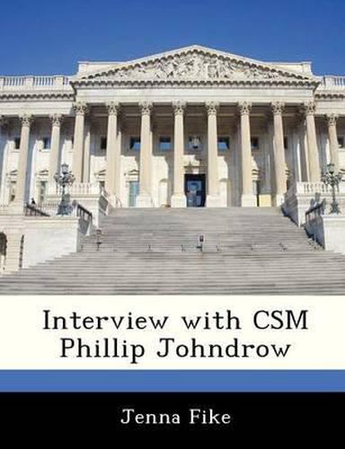 Interview with CSM Phillip Johndrow