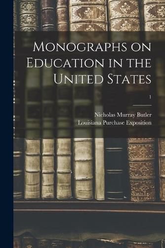 Cover image for Monographs on Education in the United States; 1