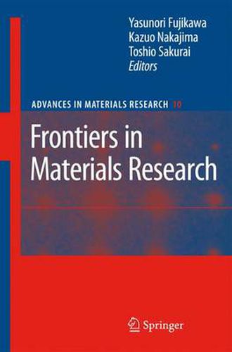 Cover image for Frontiers in Materials Research