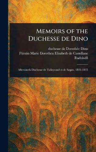 Cover image for Memoirs of the Duchesse De Dino