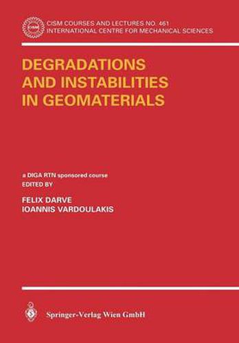 Cover image for Degradations and Instabilities in Geomaterials
