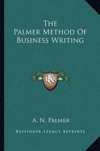 Cover image for The Palmer Method of Business Writing