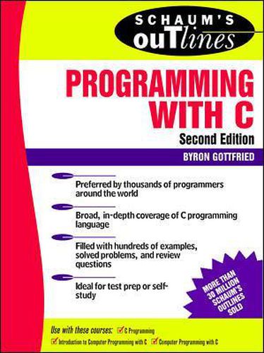 Cover image for Schaum's Outline of Programming with C