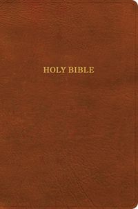Cover image for KJV Giant Print Reference Bible, Burnt Sienna Leathertouch
