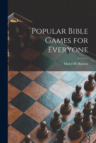 Cover image for Popular Bible Games for Everyone