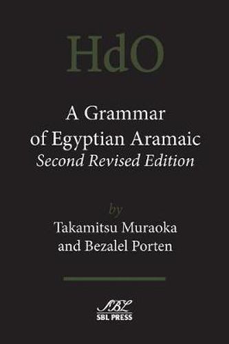 Cover image for A Grammar of Egyptian Aramaic, Second Revised Edition