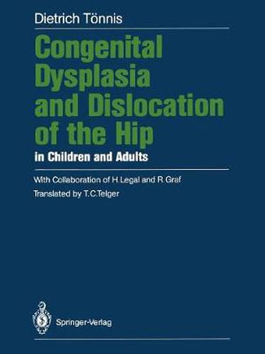 Cover image for Congenital Dysplasia and Dislocation of the Hip in Children and Adults