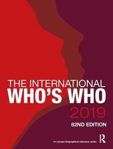 Cover image for The International Who's Who 2019