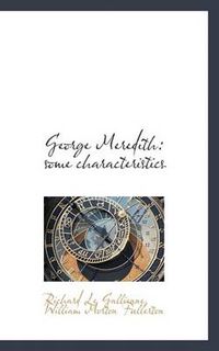 Cover image for George Meredith