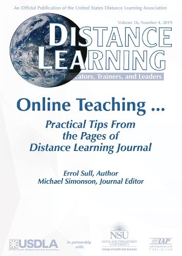Cover image for Distance Learning - Volume 16 Issue 4 2019