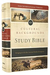 Cover image for NIV, Cultural Backgrounds Study Bible, Hardcover, Red Letter: Bringing to Life the Ancient World of Scripture