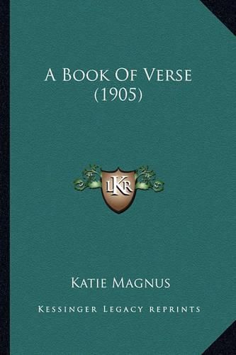 Cover image for A Book of Verse (1905)