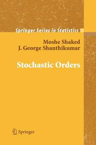 Cover image for Stochastic Orders