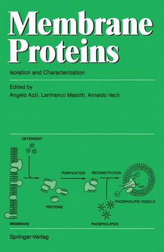 Cover image for Membrane Proteins: Isolation and Characterization