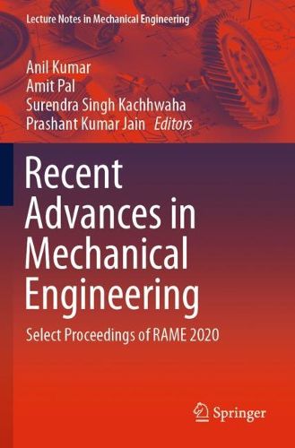 Cover image for Recent Advances in Mechanical Engineering: Select Proceedings of RAME 2020