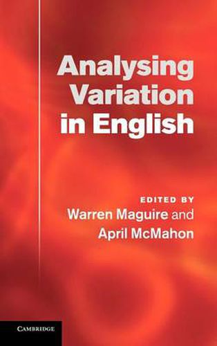 Cover image for Analysing Variation in English