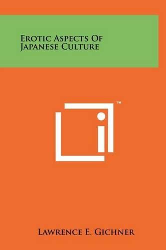 Cover image for Erotic Aspects of Japanese Culture