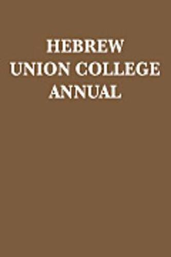 Hebrew Union College Annual Volume 48