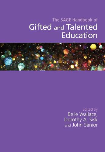 Cover image for The SAGE Handbook of Gifted and Talented Education