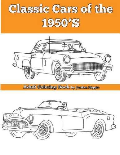 Cover image for Classic Cars of the 1950'S: Adult Coloring Book