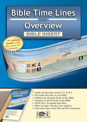 Cover image for Bible Time Lines and Overview - Bible Insert