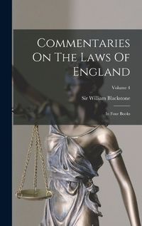 Cover image for Commentaries On The Laws Of England