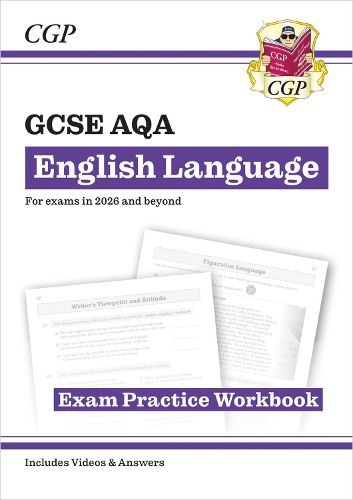 Cover image for New GCSE English Language AQA Exam Practice Workbook - includes Answers and Videos