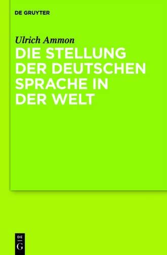 Cover image for Die Stellung Der Deutschen Sprache in Der Welt