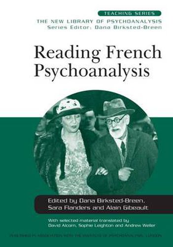 Cover image for Reading French Psychoanalysis