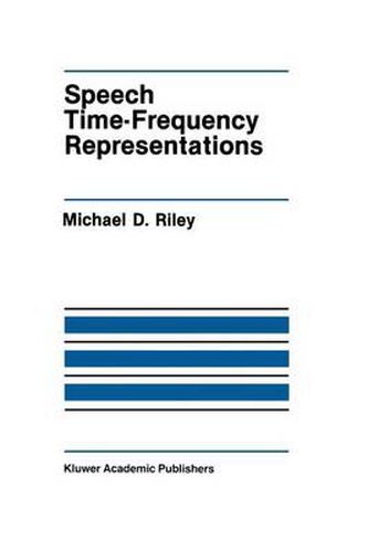 Cover image for Speech Time-Frequency Representations