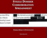 Cover image for Steele Dossier Corroboration Spreadsheet